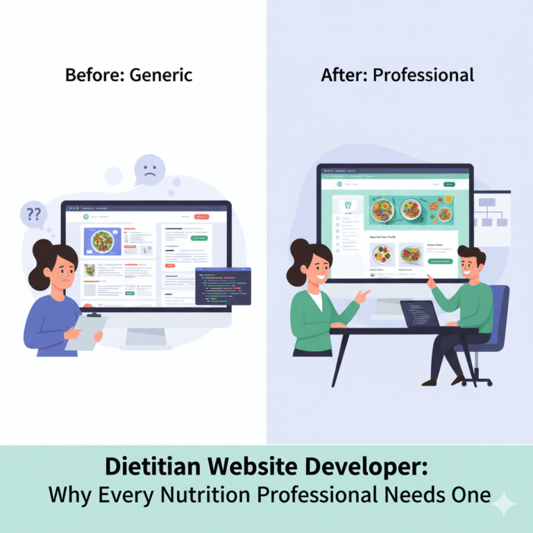 dietitian website developer