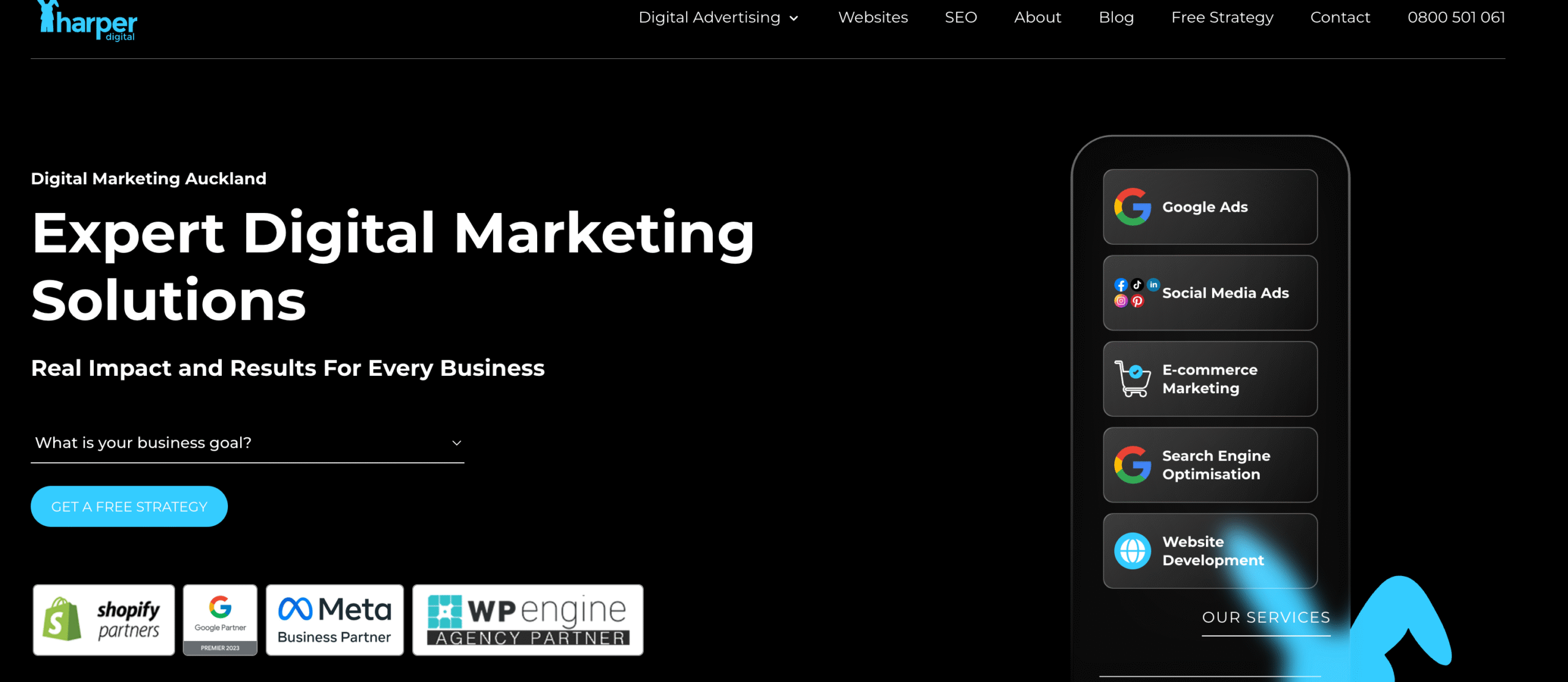 Harper Digital Website