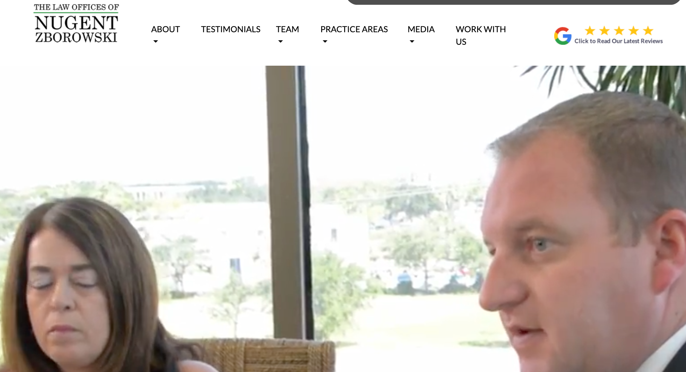 Nugent Law Firm Website