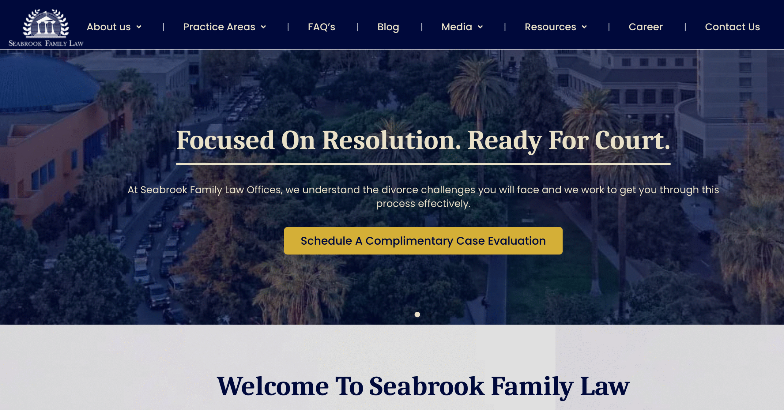 Seabrook Law Offices Website