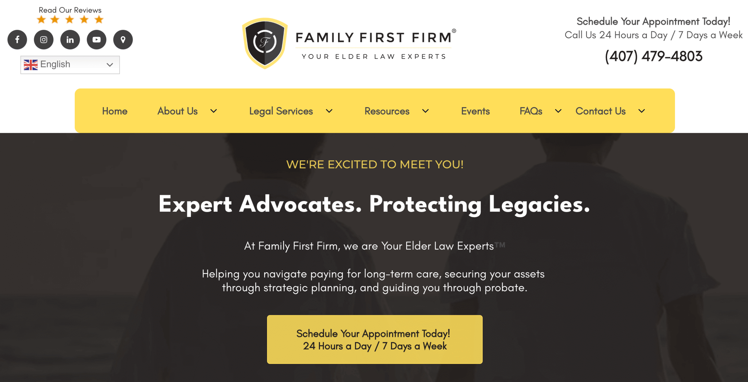 Family First Firm Website
