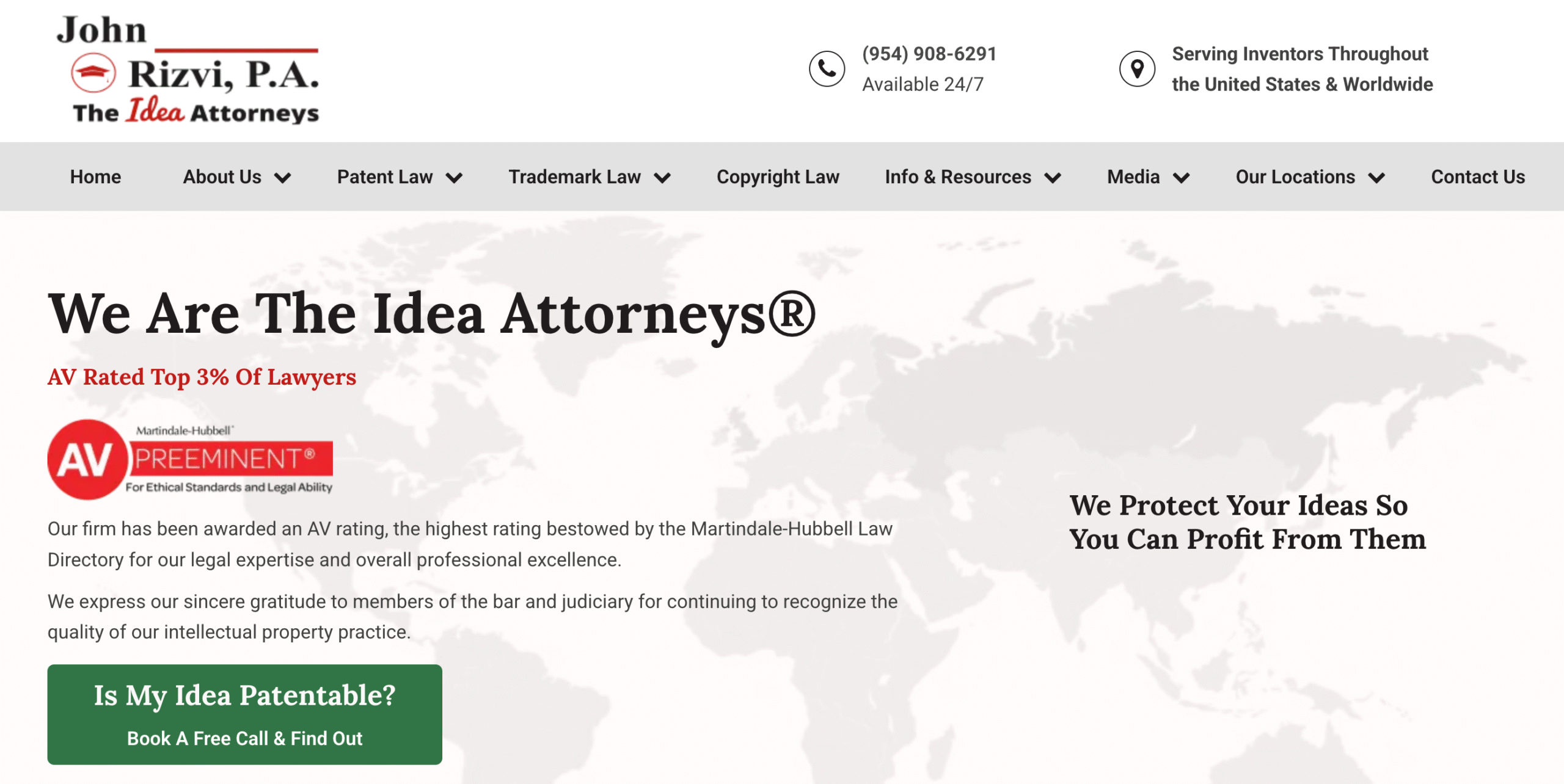 IDEA Attorneys Website